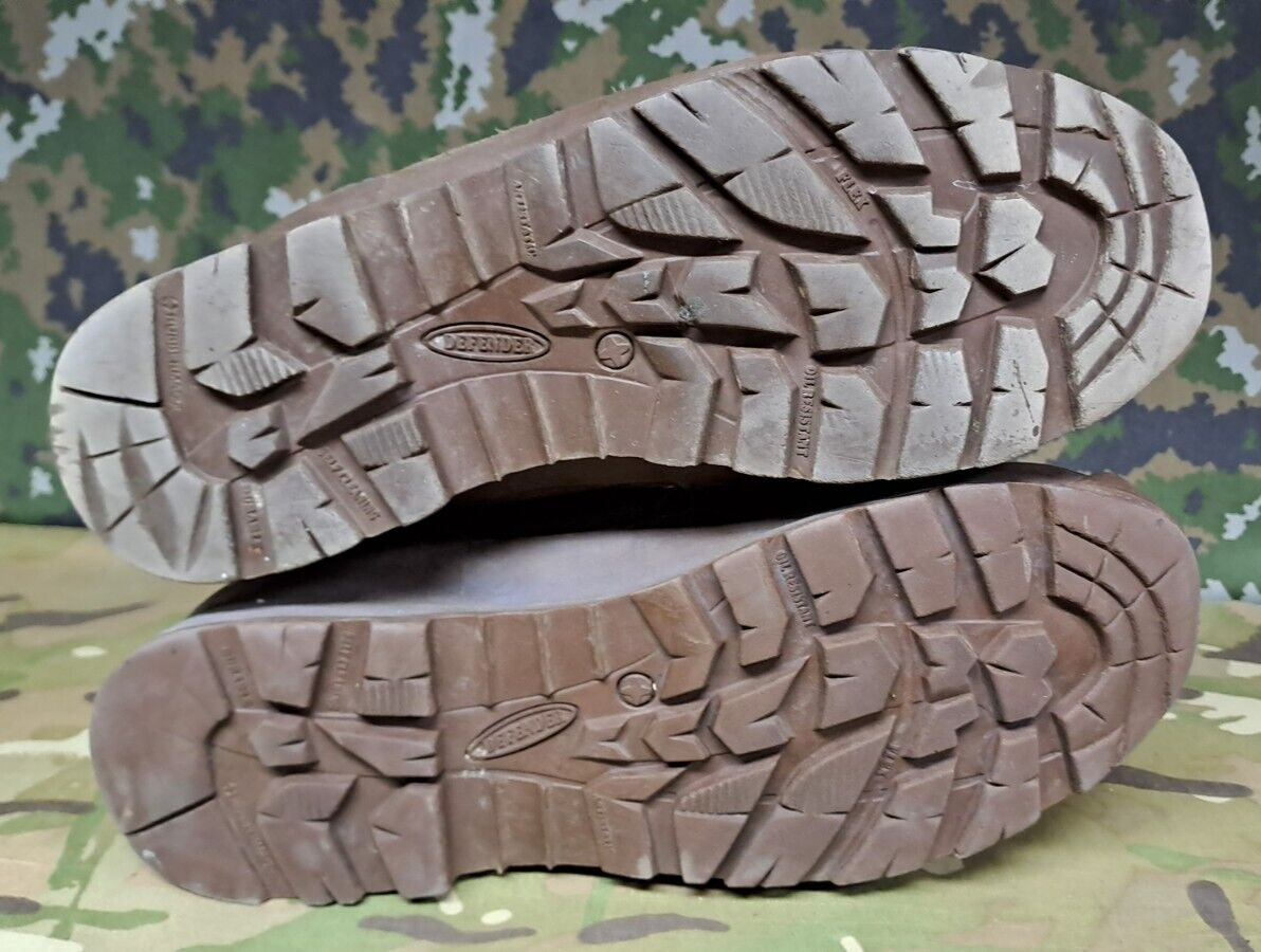 British Army Military Surplus HAIX High Liability Desert Combat Boots - 7