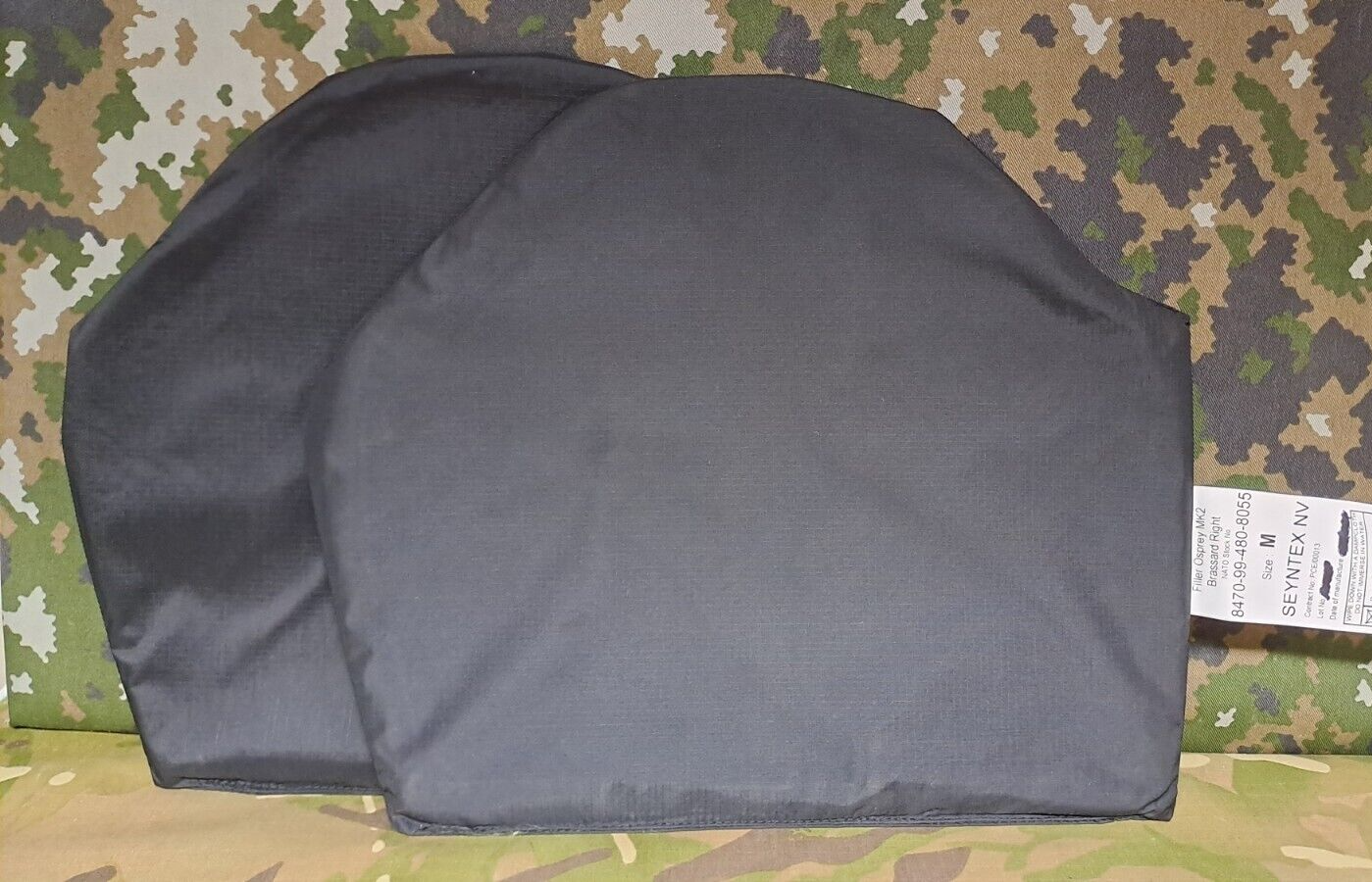 Genuine British Army Military SAS Osprey Brassard Ballistic Soft Filler Plates