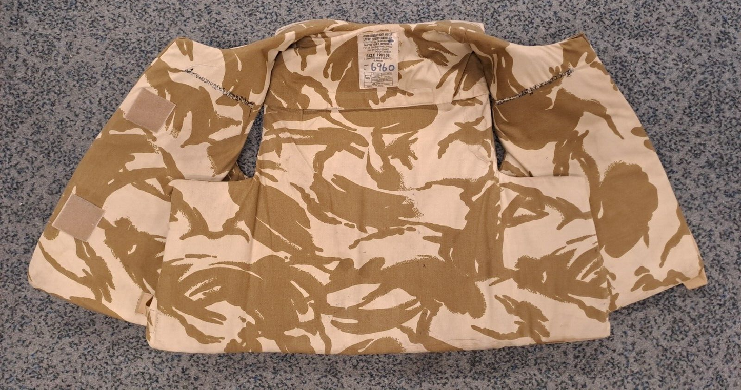 British Army Flak Jacket Soft Combat Body Armour British Army Desert Camo NATO