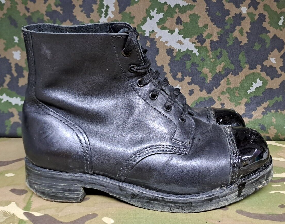 British Army Military Surplus Drill Parade Dress Combat Tapped Boots - 8 L