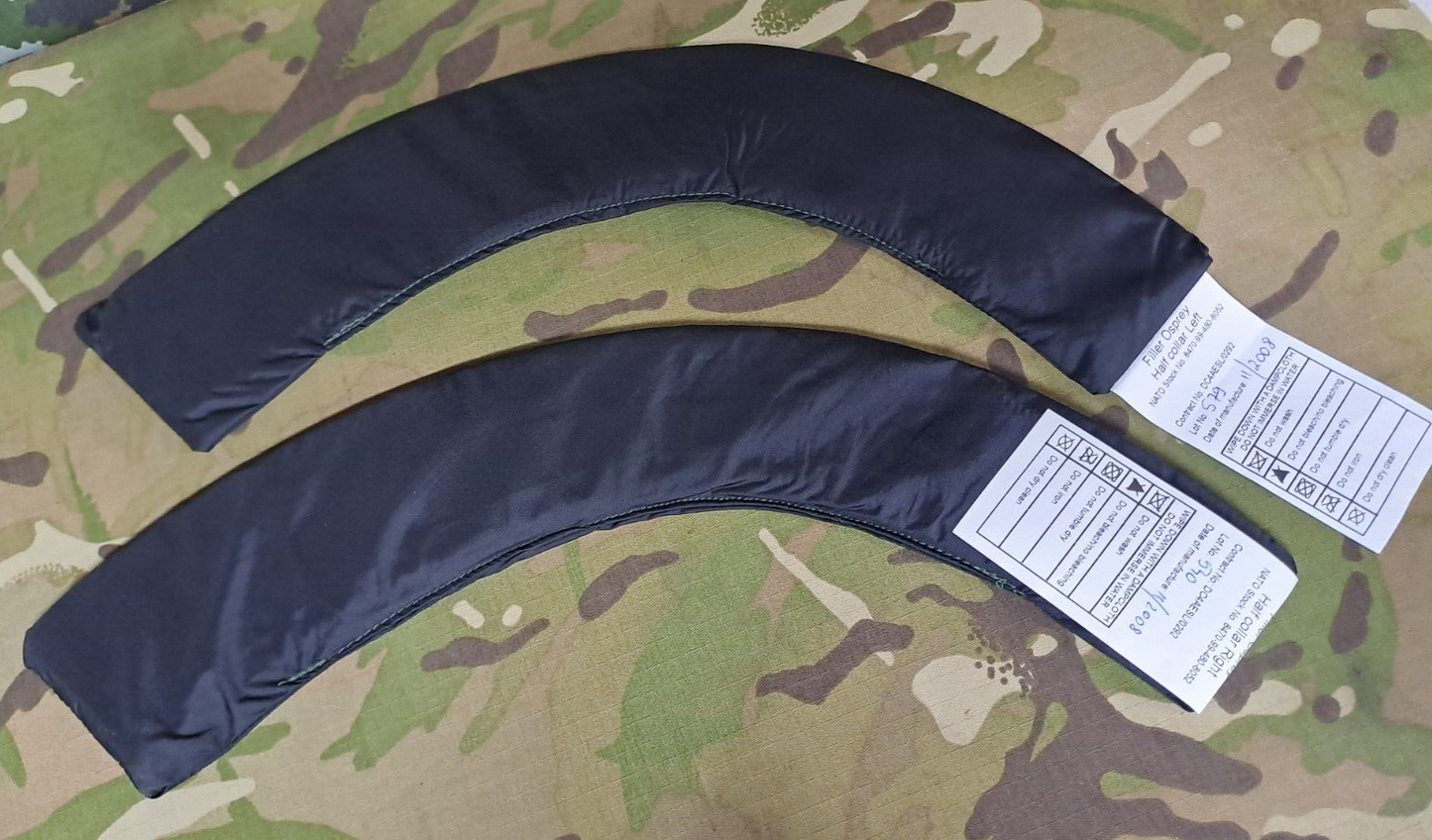 Genuine Army Military Surplus MK2 Osprey Half Collar Filler Plates Black Set