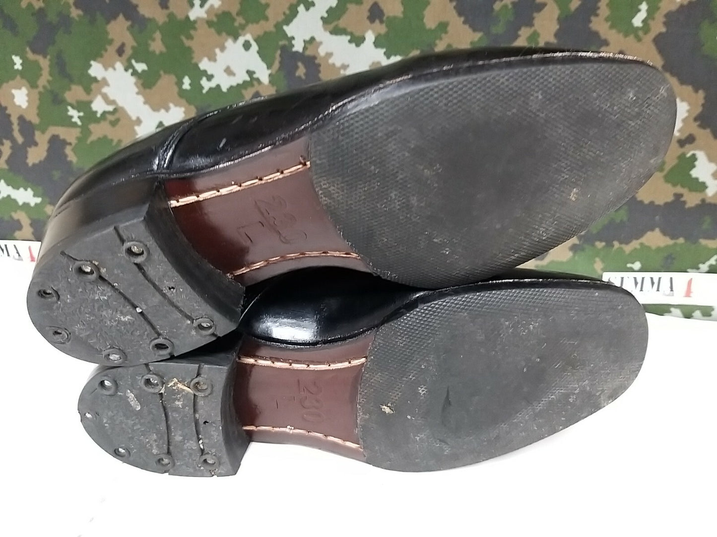 Women's British Army Military Surplus Formal Parade Dress Leather Shoes 4 UK