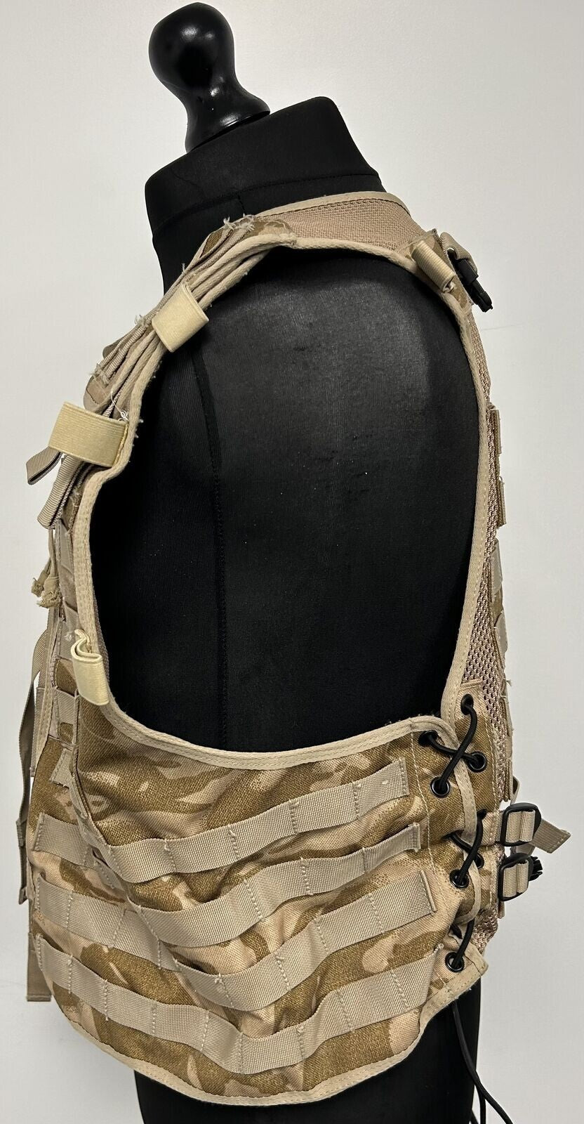 British Military Issue Desert DPM Tactical Load Carrying MOLLE Assault Vest
