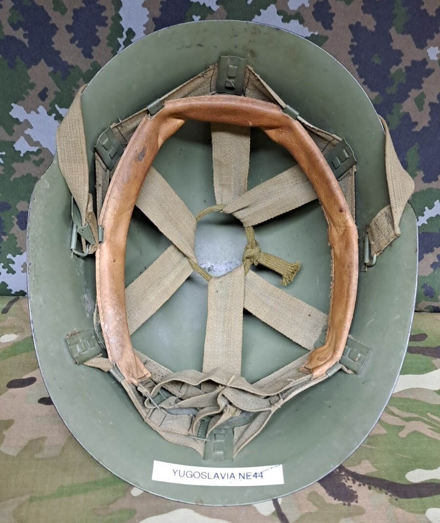 Genuine Serbian Army Military Combat Steel Yugoslavian M59/85 Helmet