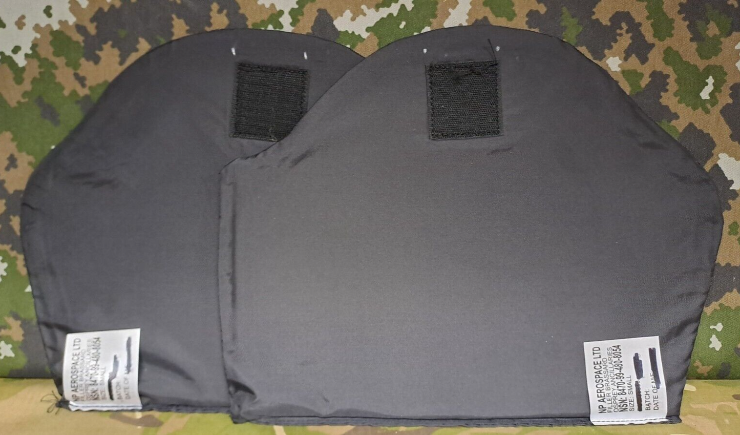 Genuine British Army Military SAS Osprey Brassard Ballistic Soft Filler Plates