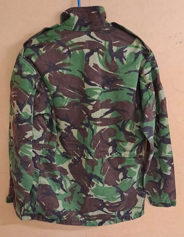 VINTAGE COLD WAR ERA BRITISH ARMY MILITARY DPM CAMO COMBAT SMOCK JACKET 180/104