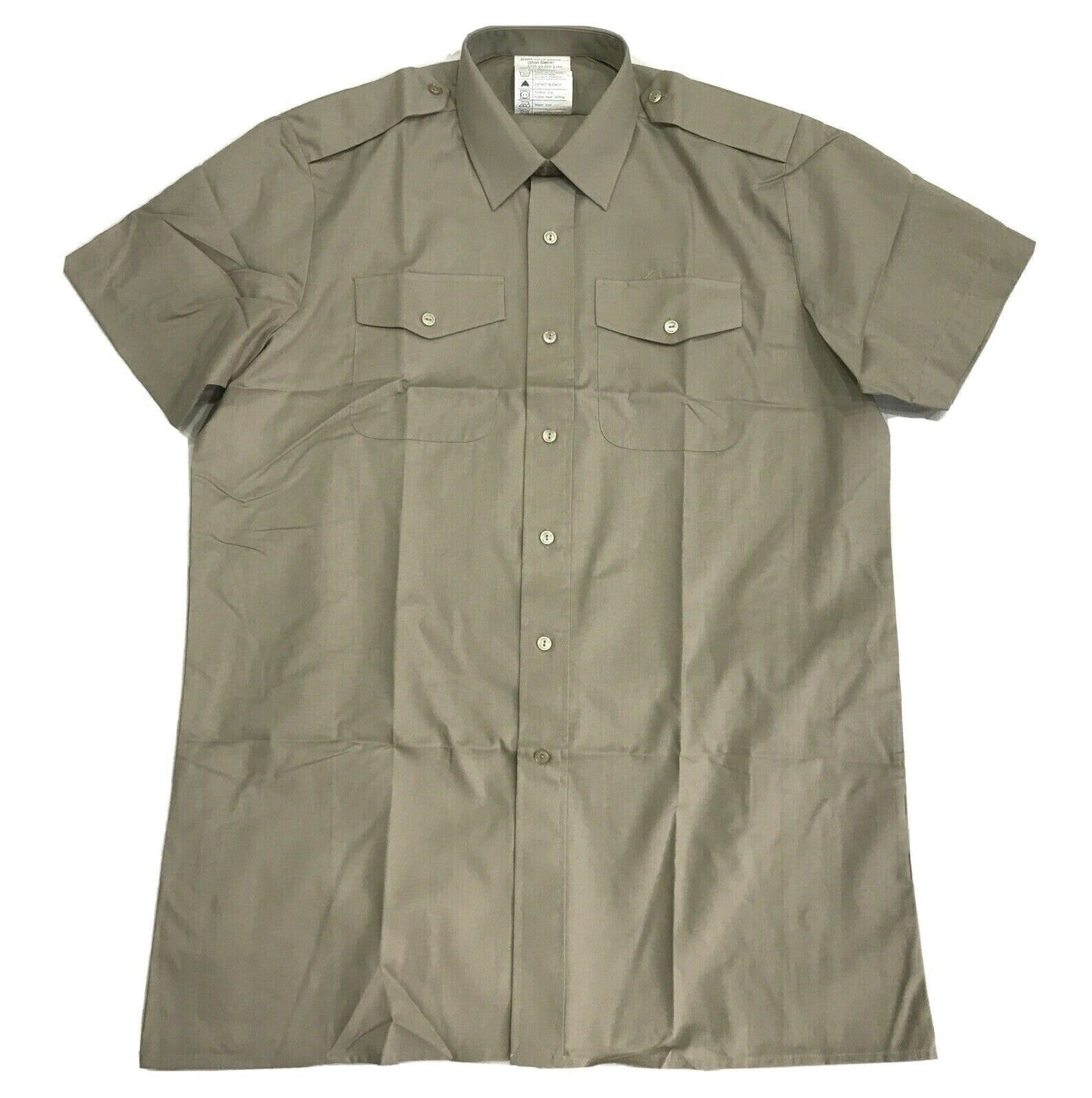 NEW Shirt Mans Stone Short Sleeve Tropical Stone RAF Military Issue - 36 CM
