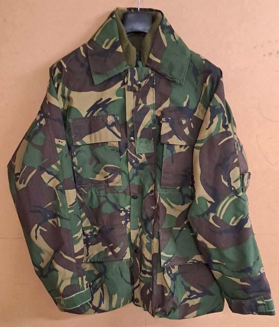 RARE Original SAS UKSF Sniper Halo Woodland DPM Camo Gore-Tex Jacket Smock - Med
