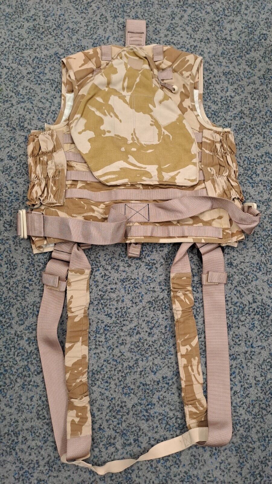 RARE Original RAF Desert DPM MK60 Life Preserver Armour Capable Vest Size 2