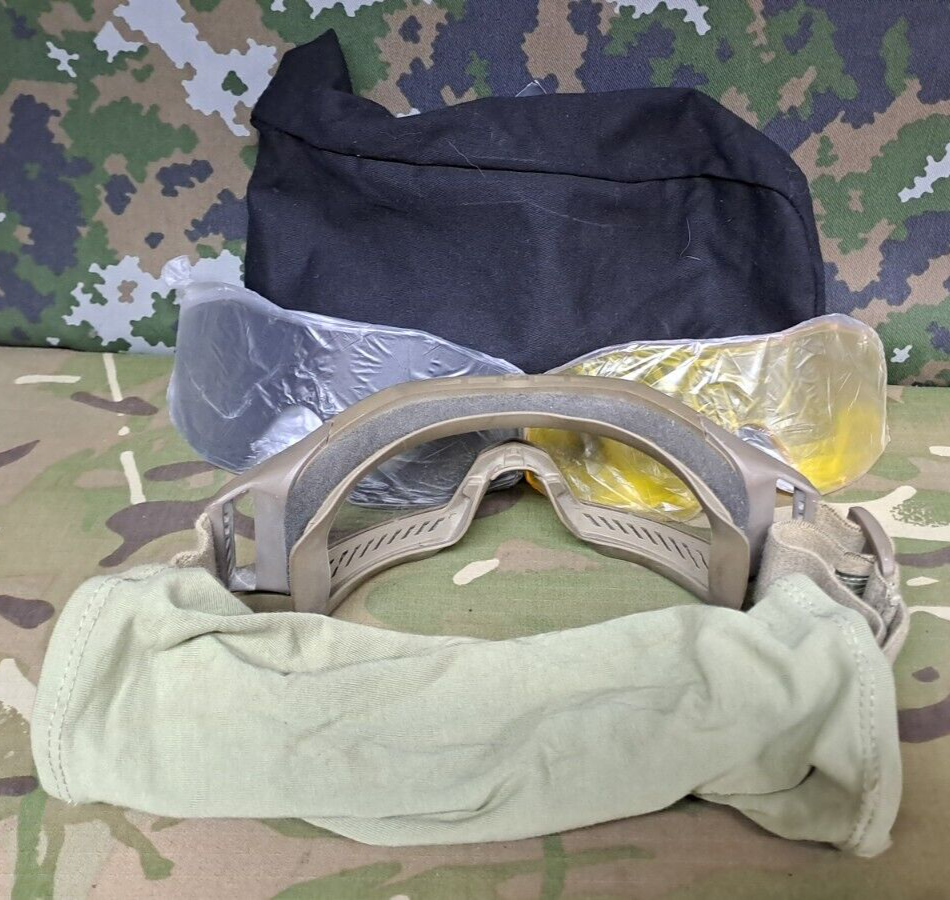 Genuine British Army SAS Surplus Revision Wolf Spider Military Goggles Glasses