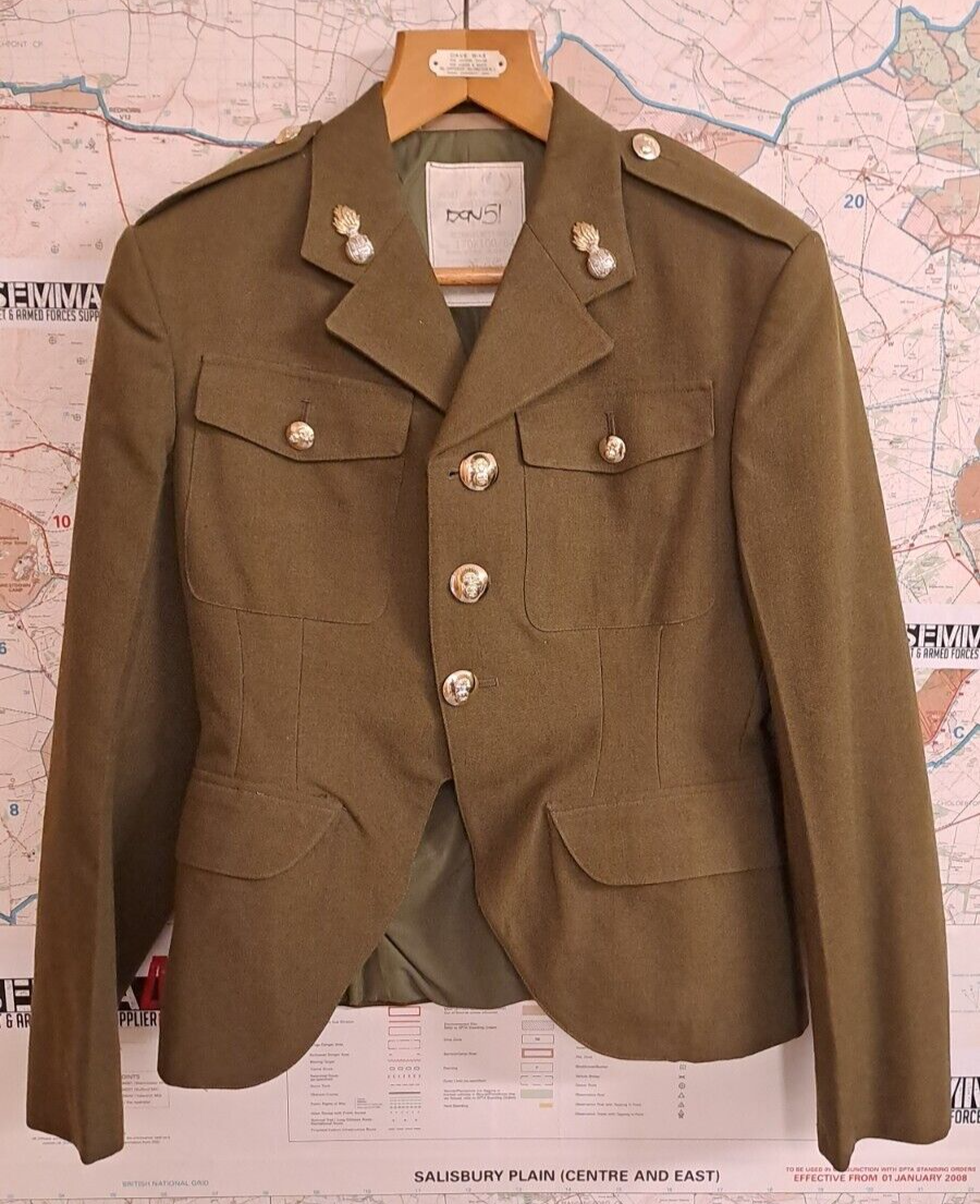 Genuine British Army Military Surplus No2 Dress Jacket Tunic Highland Fusiliers