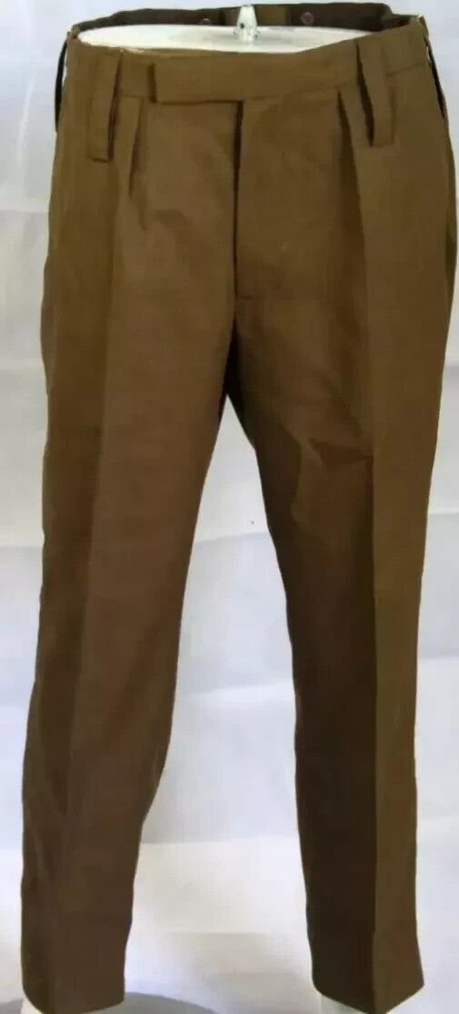 NEW Brown Trousers NO2 FAD Officers Barrack Dress Genuine British Army Mens