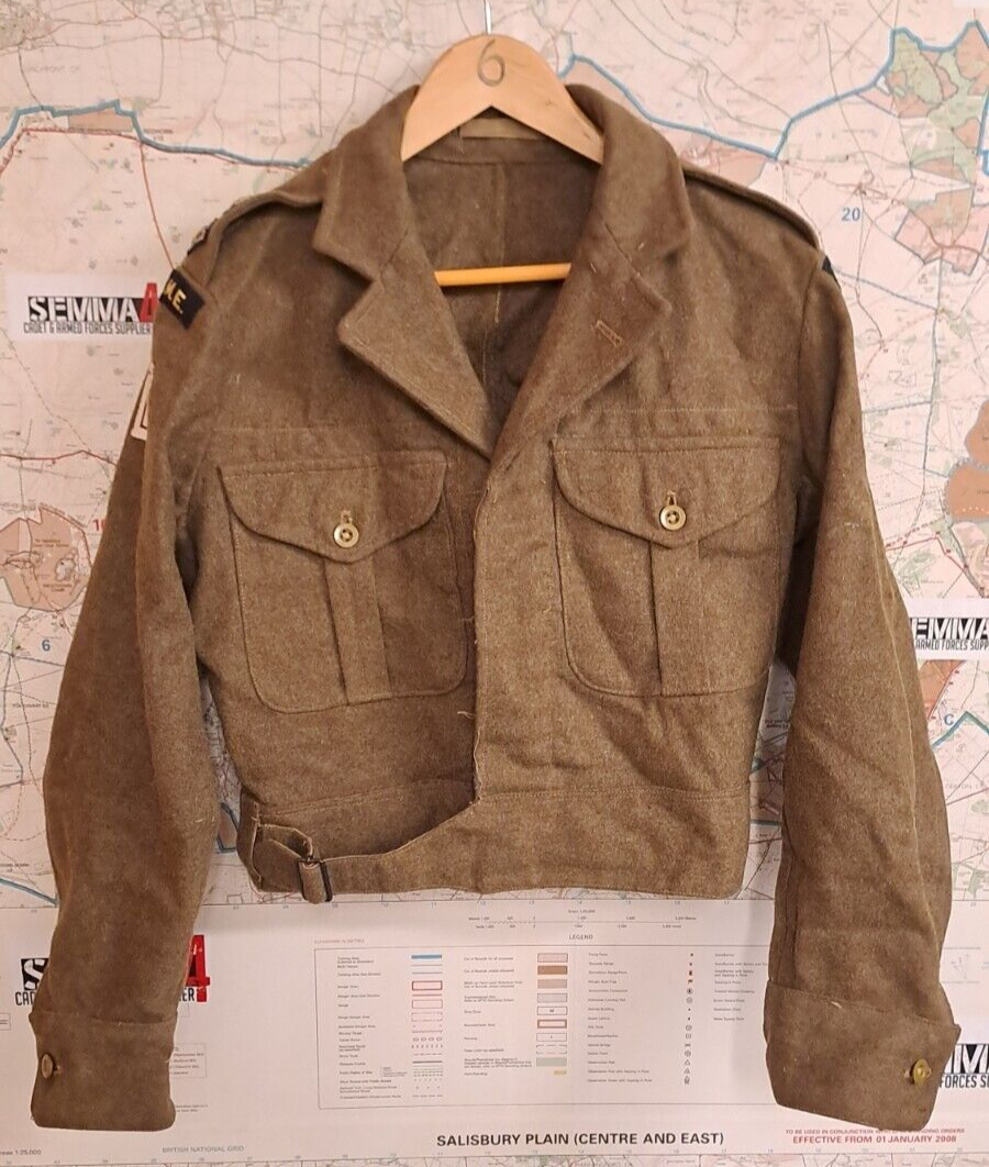 Rare Vintage Post War WW2 1949 Pattern British Army Military Battledress