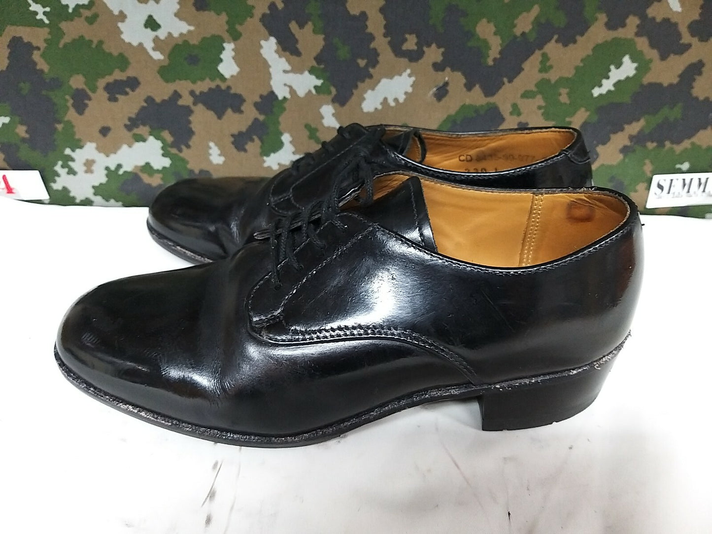 Women's British Army Military Surplus Formal Parade Dress Leather Shoes 4 UK