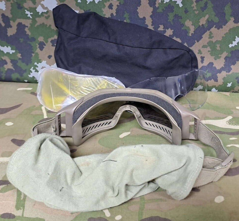 Genuine British Army SAS Surplus Revision Wolf Spider Military Goggles Glasses