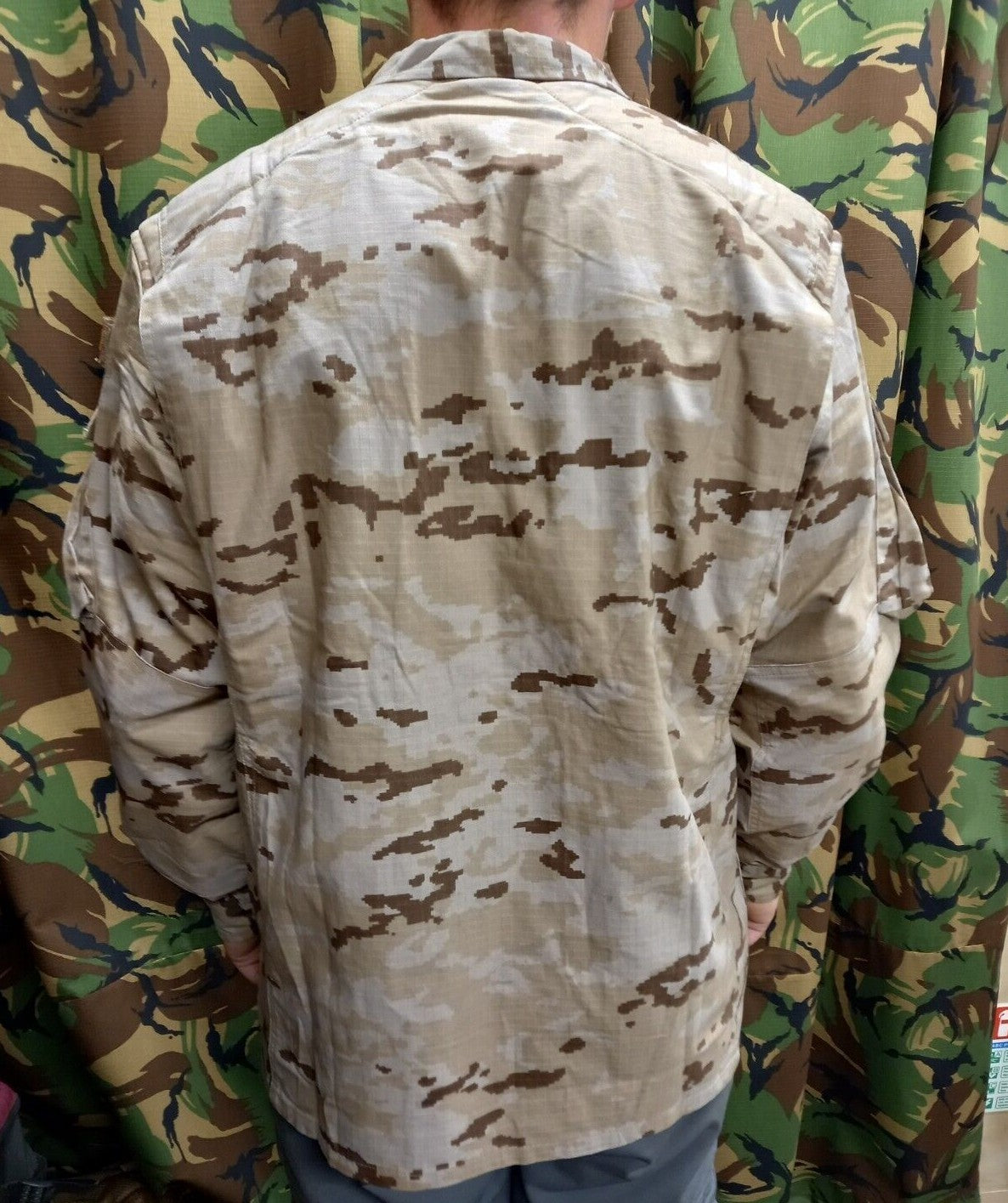 NEW Spanish Army Military Men's Shirt Jacket Digital Camouflage Spain NATO - L