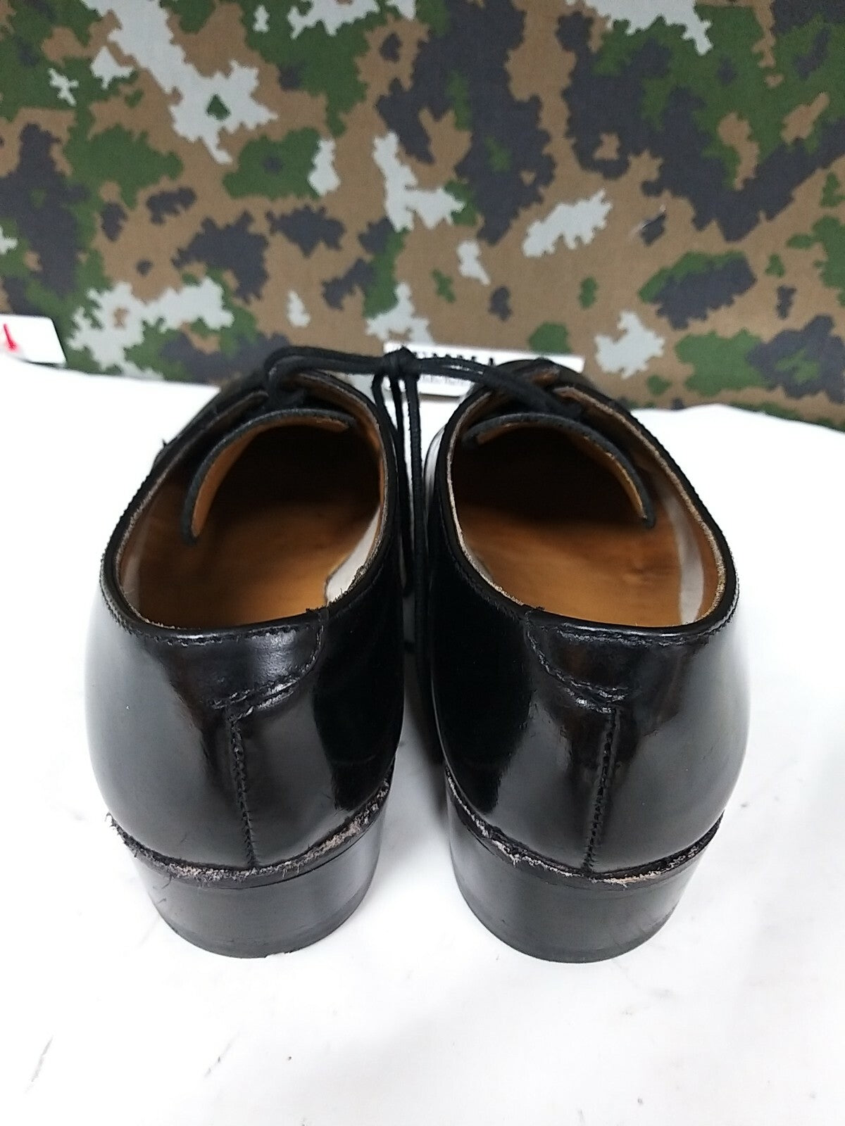 Women's British Army Military Surplus Formal Parade Dress Leather Shoes 4 UK