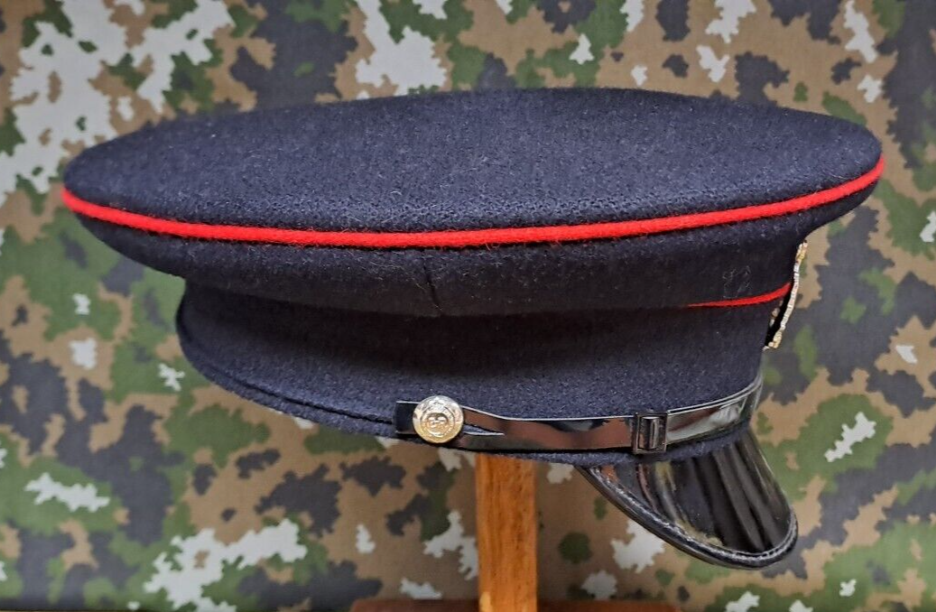 BRITISH ARMY MILITARY SURPLUS ROYAL ENGINEERS REGIMENT MENS CAP HAT - 55 CM