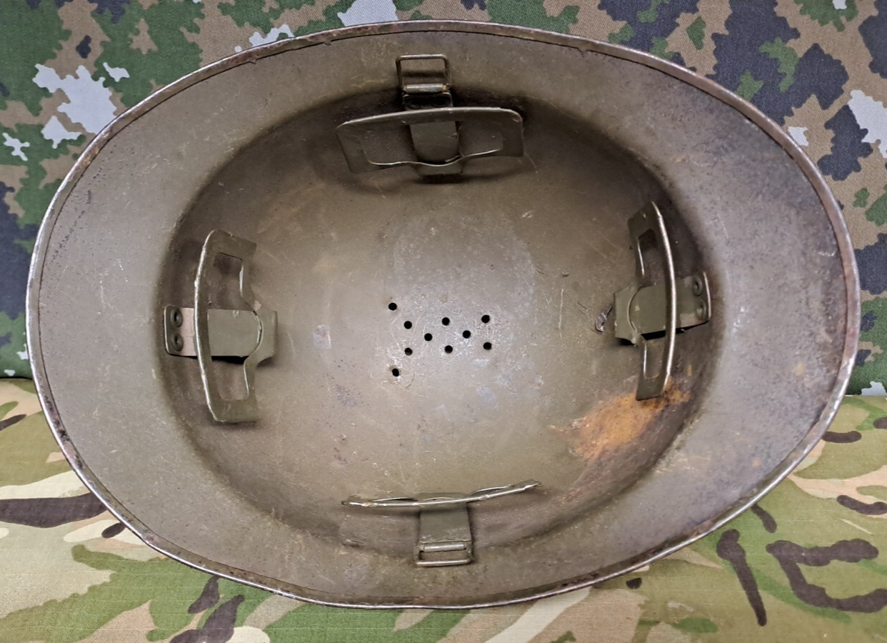 Original WW2 French Army Military M1926 Model Adrian Helmet Shell World War Two