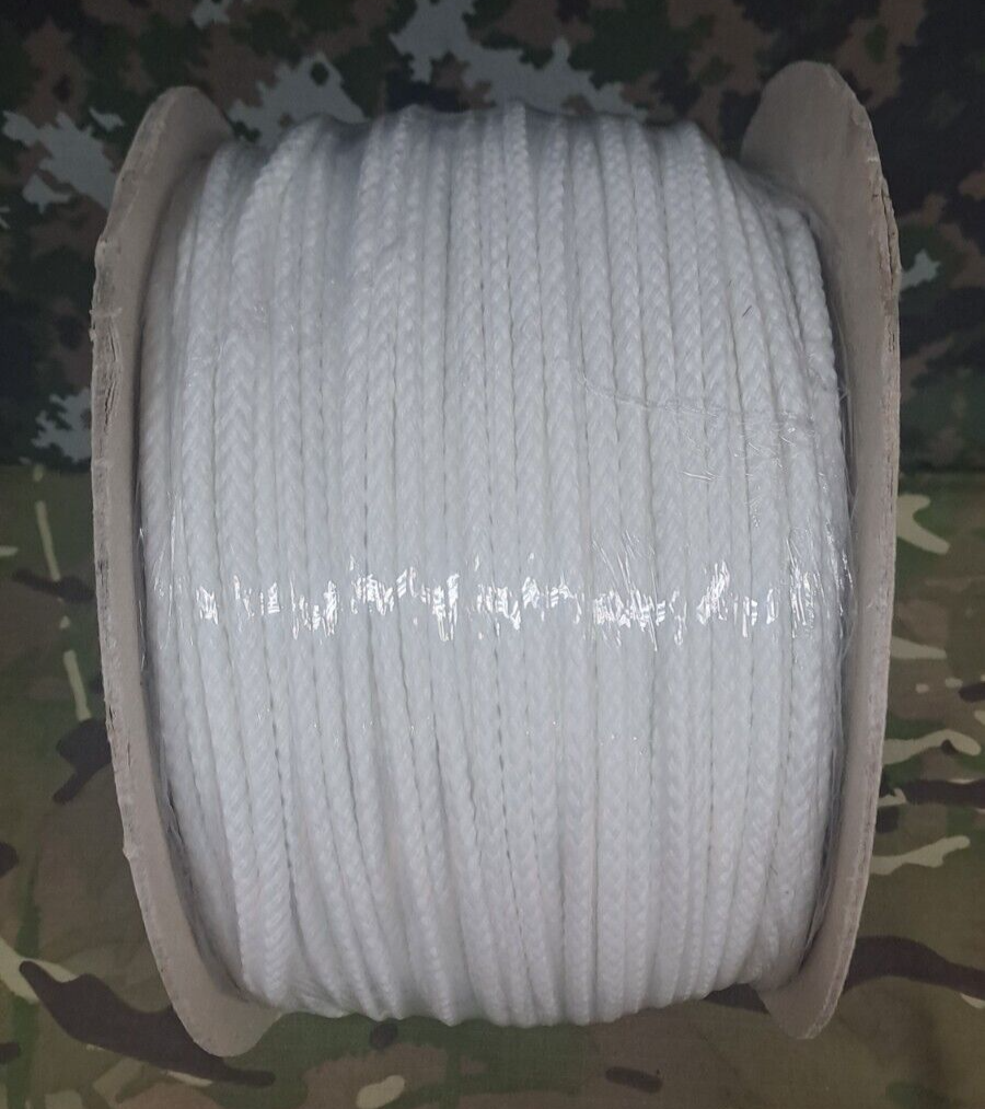 New Ex Military Surplus Rope Army Poly Cord Survival Camping 5MM - 200 Metre