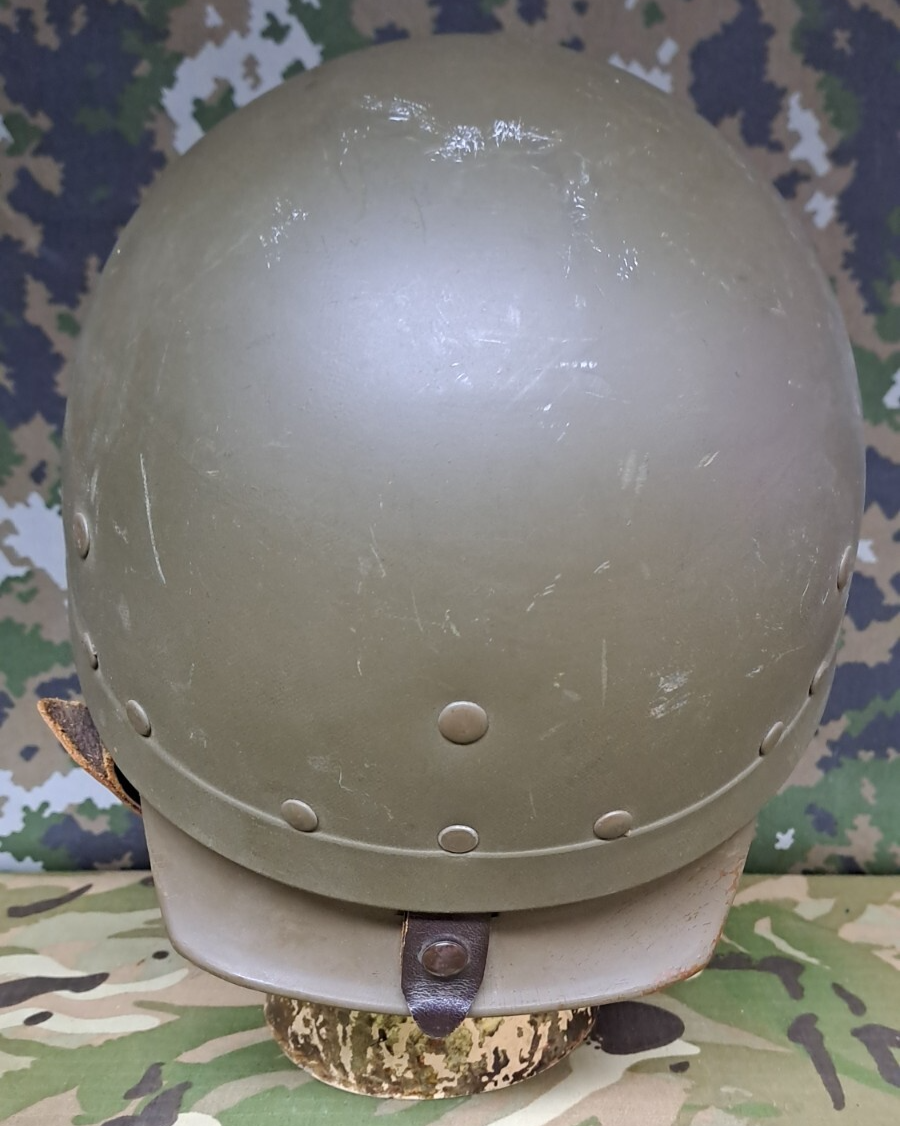 Rare French M51 Tank Armoured Car Radioman’s Helmet Liner & Shell Bundle