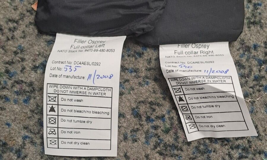 Genuine British Army Military SAS Full Collar MTP with Ballistic Filler Osprey