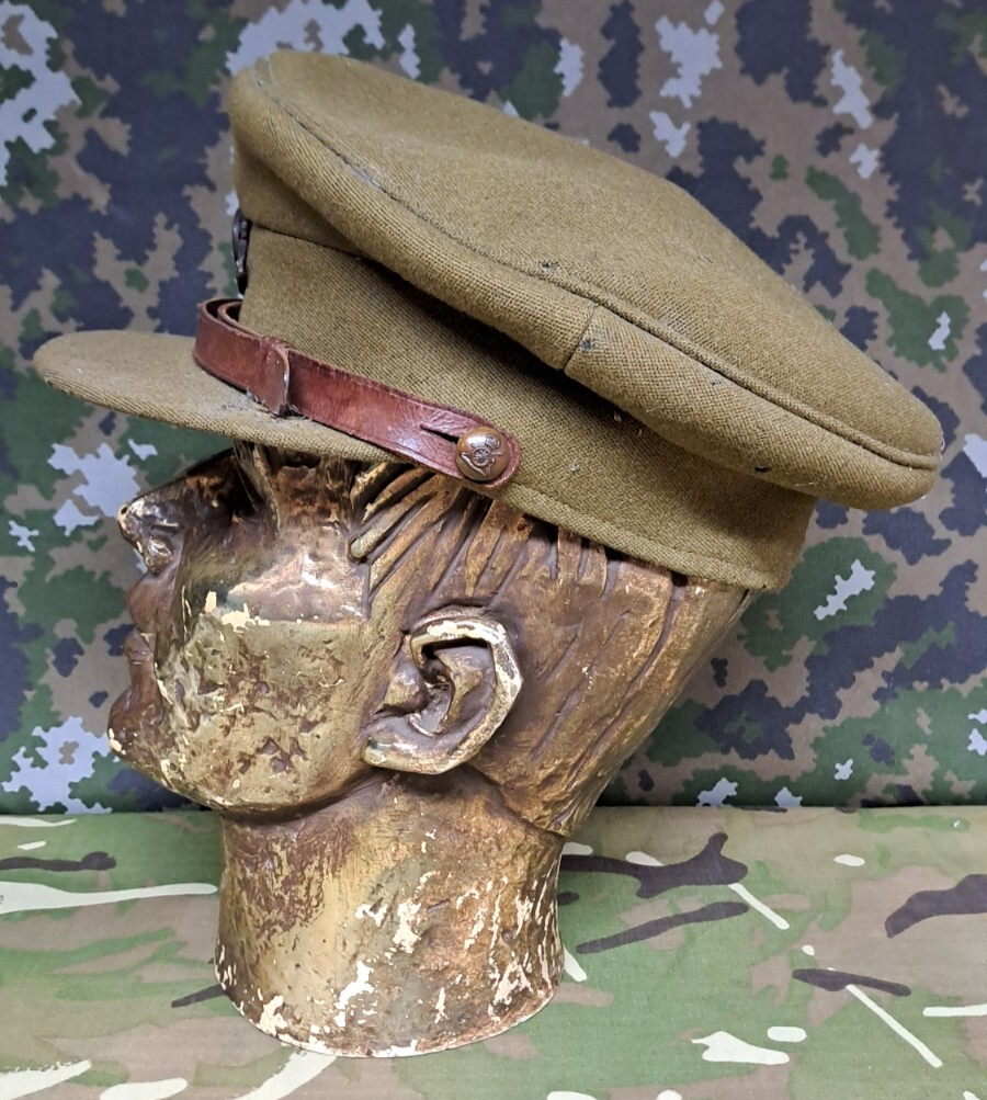 Genuine British Army WW2 Era Royal Artillery Officer Service Dress Cap