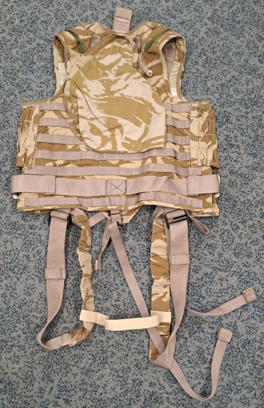 RARE Original RAF Desert DPM MK60 Life Preserver Armour Capable Vest Size 4