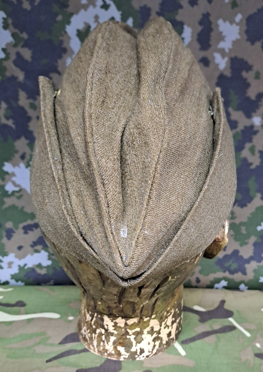WW2 Dated 1939 British Army Military Forage Side Cap Rego Clothiers 6 - 7/8