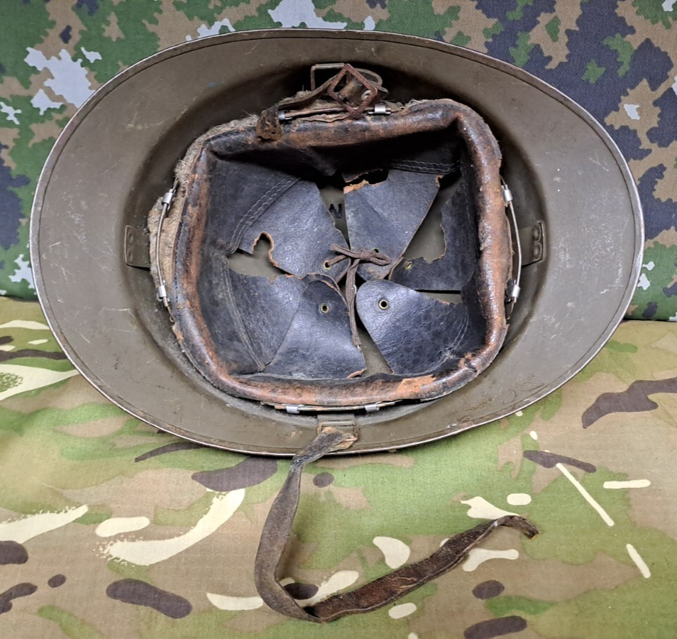 Original WW2 French Army M1926 Model Adrian Helmet - Complete with Liner