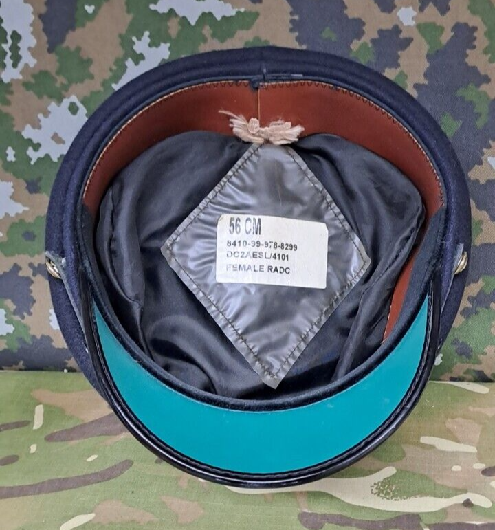 BRITISH ARMY MILITARY SURPLUS ROYAL ARMY DENTAL CORPS CAP HAT - 56 CM