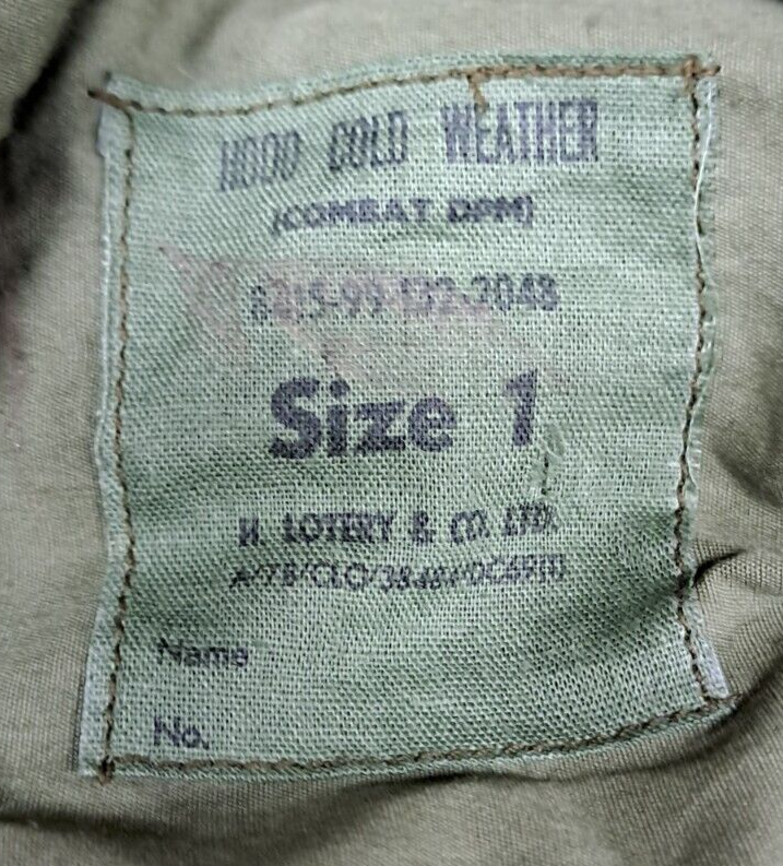 VINTAGE BRITISH ARMY MILITARY 1968 PAT DPM CAMO COMBAT SMOCK JACKET & HOOD - 3