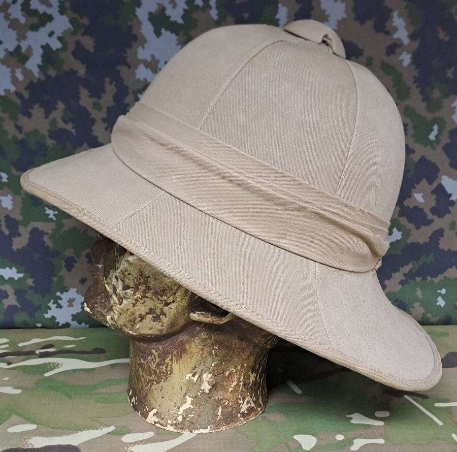 Genuine Vintage British Army Military Issue WW2 Pith Helmet Made By E.W.Vero