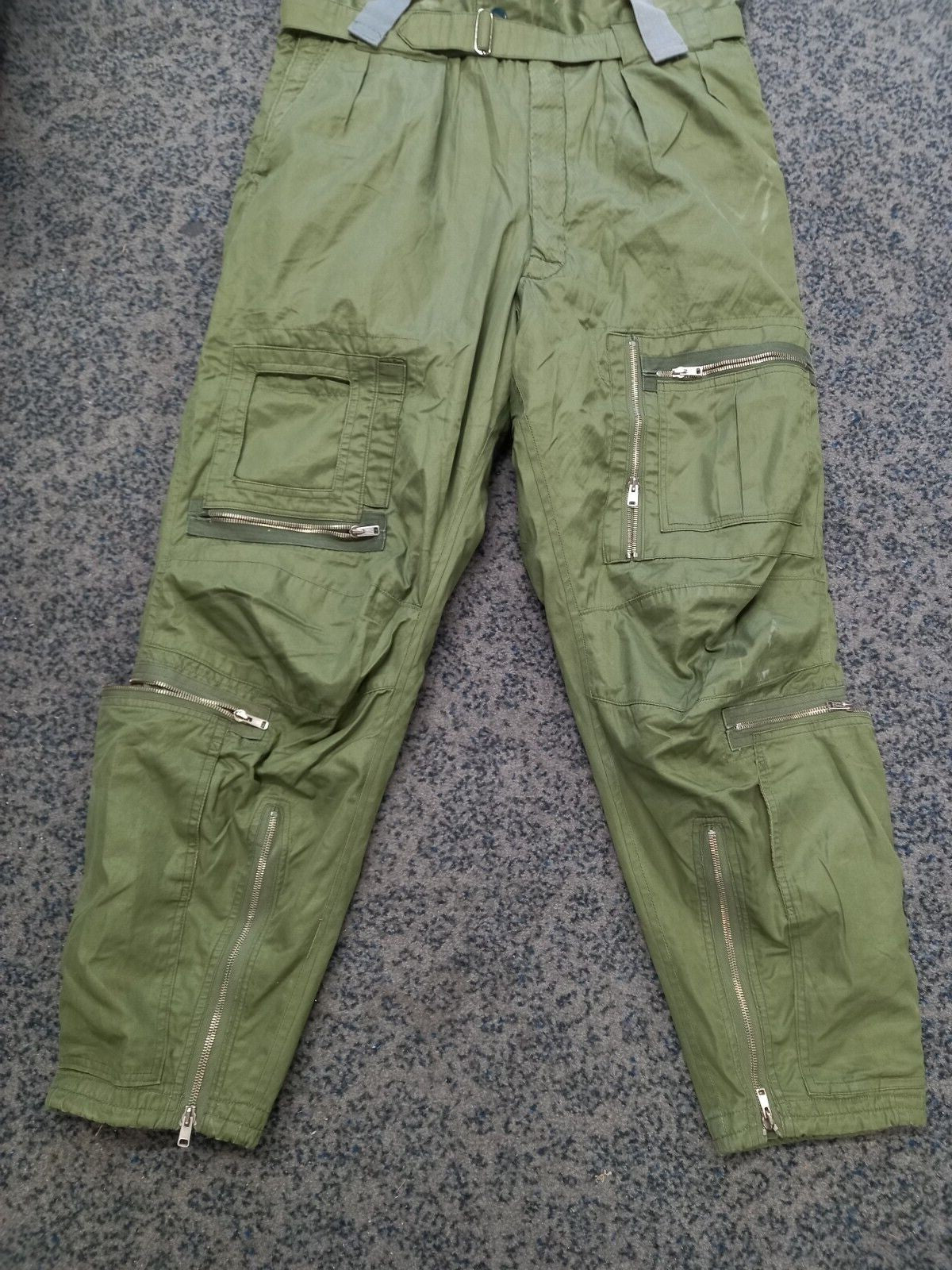 Original Vintage Issue Aircrew Jet Pilot Olive Green Cold Weather MK3 Trousers