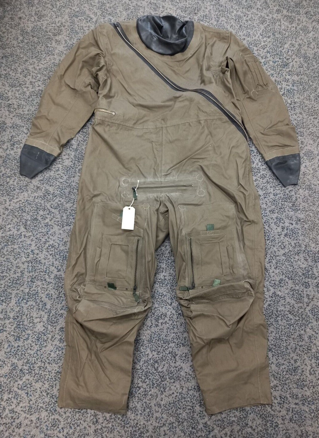 Beaufort Aircrew Jet Pilot Immersion Coverall MK10 Suit Green Army Issue - 9