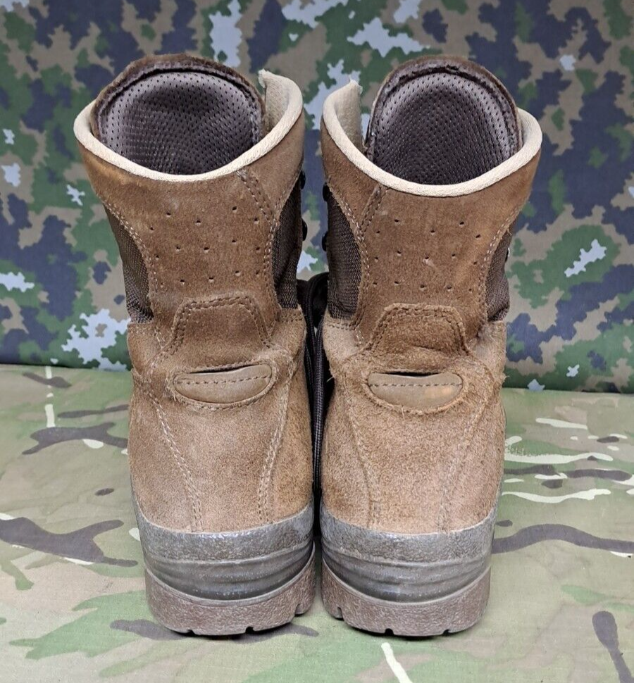 Genuine British Army SAS Military Issue Surplus Meindl Desert Fox Boots - 6 W