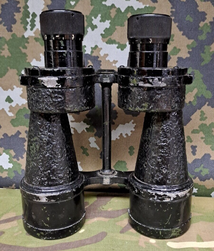 Antique Vintage Rare WW2 British Army Military Ross Binoculars Graticules