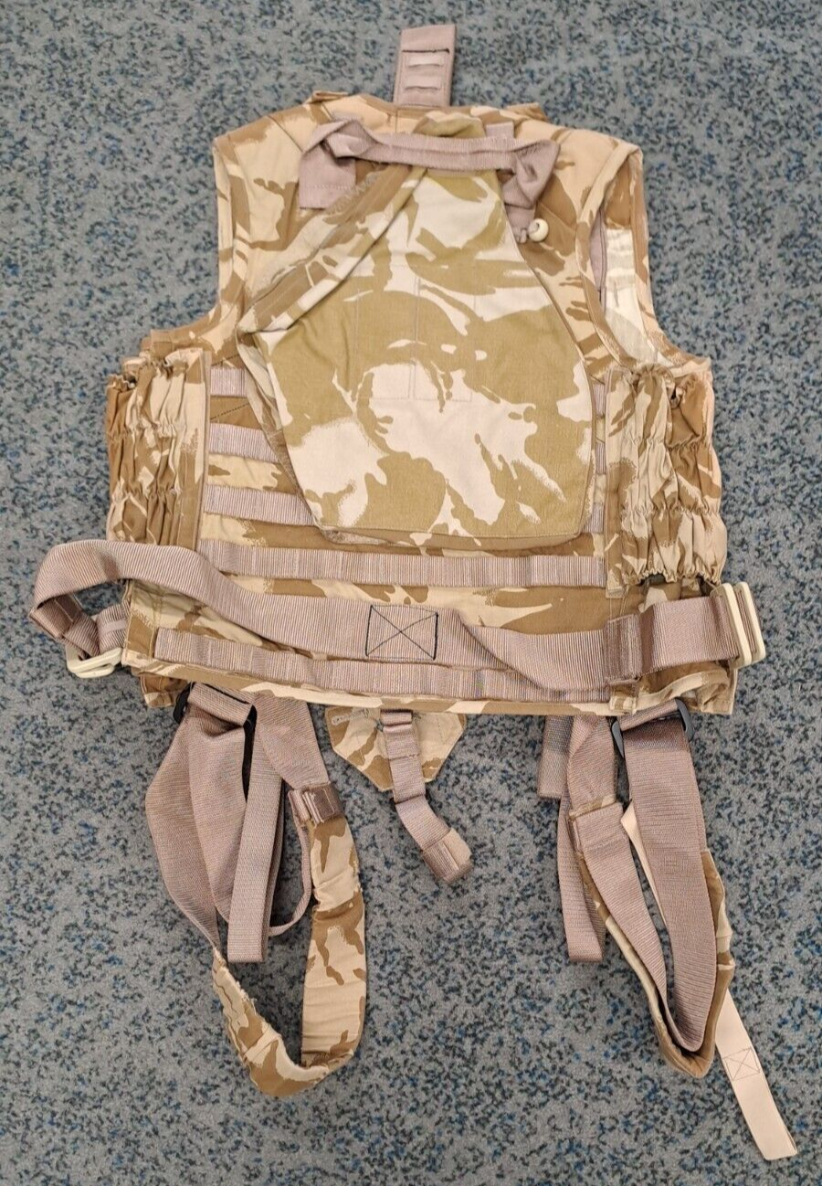 RARE Original RAF Desert DPM MK60 Life Preserver Armour Capable Vest Size 2