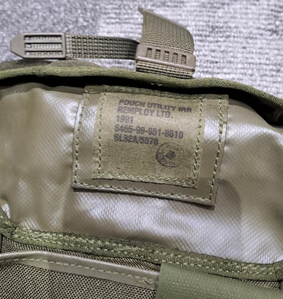 Genuine British Army Military Issue Surtplus Olive Green PLCE Webbing Set OG
