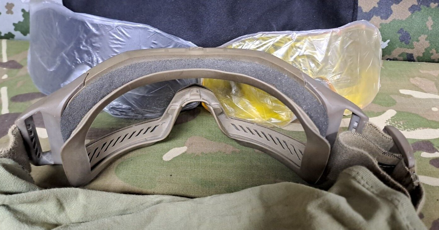 Genuine British Army SAS Surplus Revision Wolf Spider Military Goggles Glasses