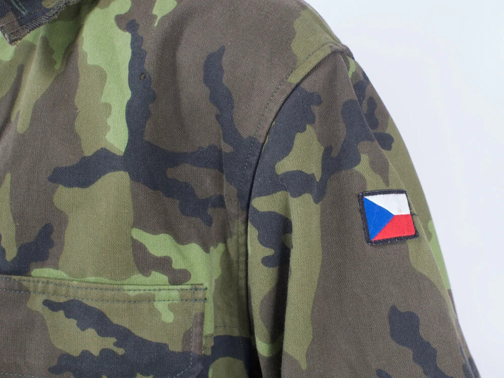 Rare Genuine Czech Army Military Camo M95 Parka Jacket Coat with Fur Liner