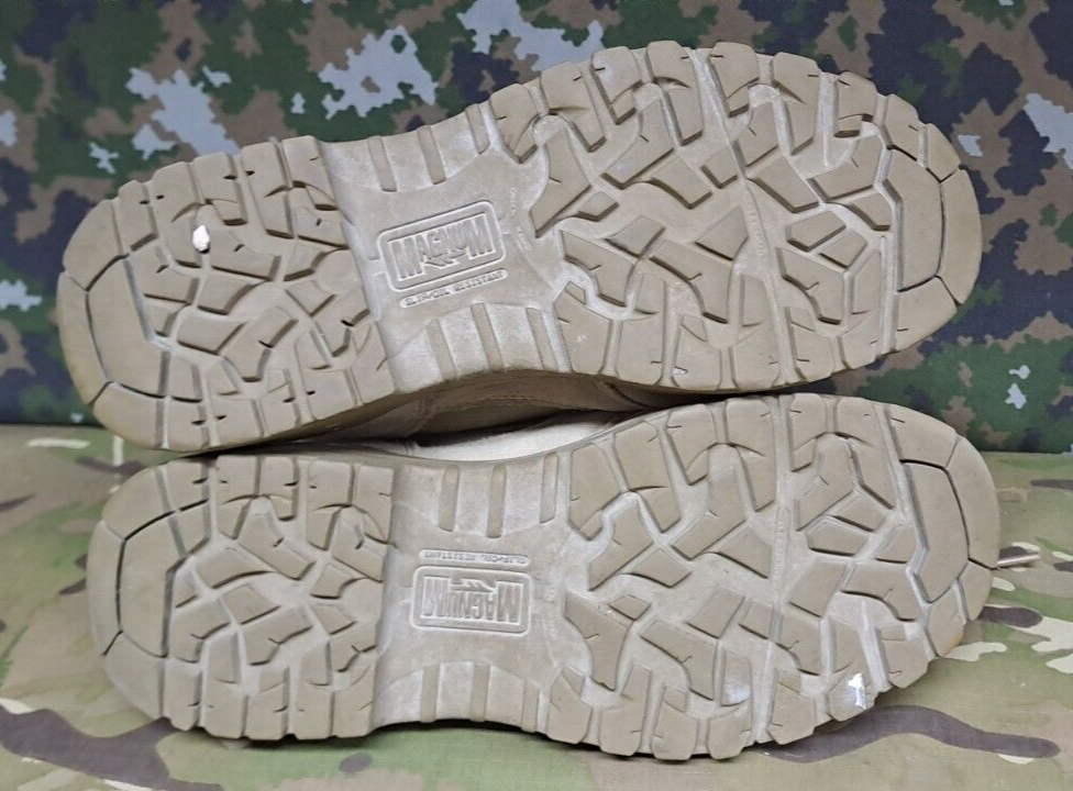 Desert Magnum Army Combat Sand Boots Genuine British Military Surplus - 6 L