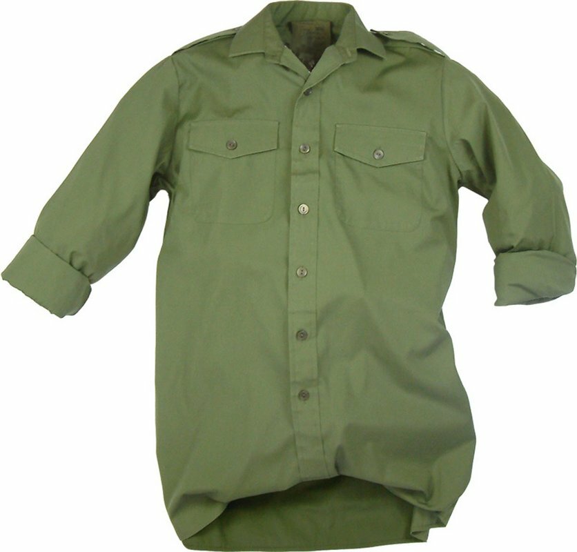 British Military Issue Brand New Olive Green General Service Long Sleeve Shirt