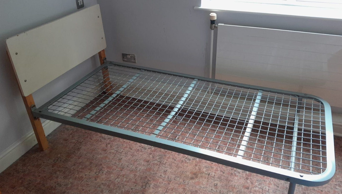 Genuine British Army Military Surplus Barrack Single Bed Frame Headboard X 10