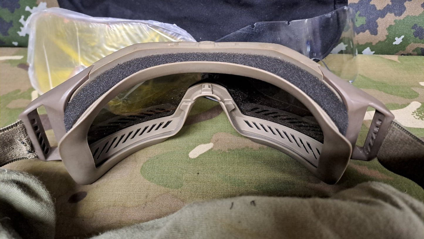 Genuine British Army SAS Surplus Revision Wolf Spider Military Goggles Glasses