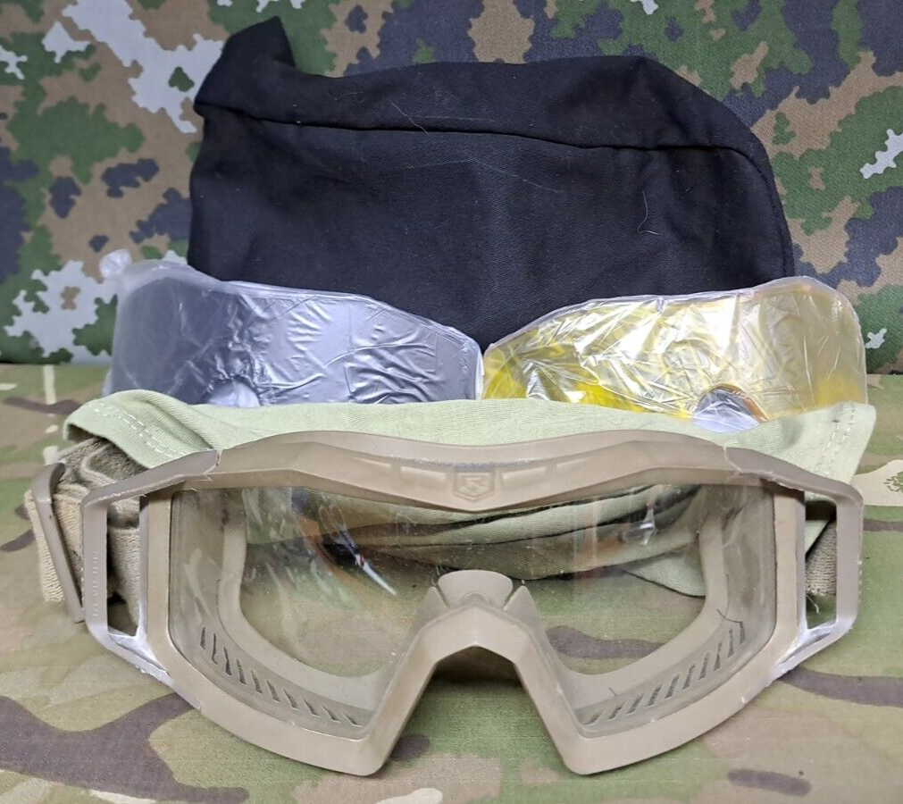 Genuine British Army SAS Surplus Revision Wolf Spider Military Goggles Glasses