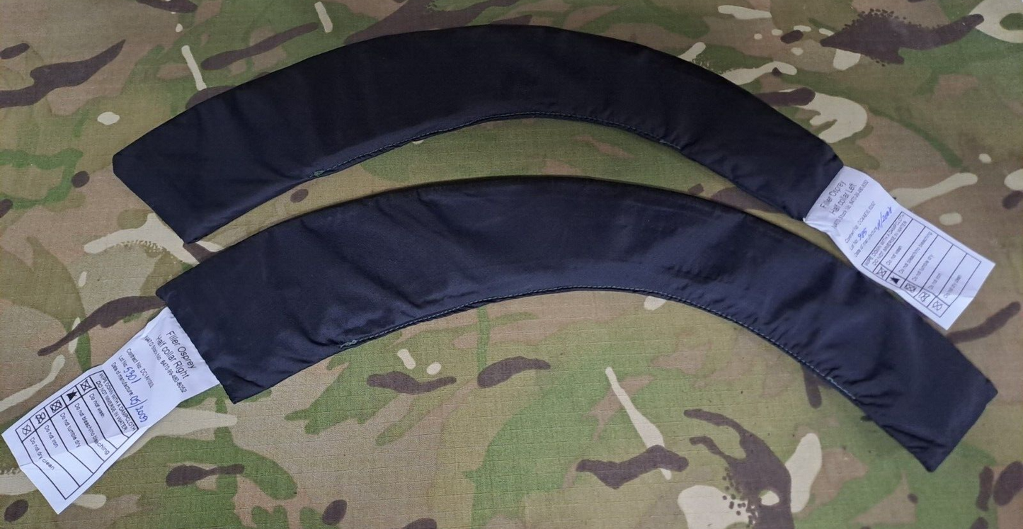 Genuine Army Military Surplus MK2 Osprey Half Collar Filler Plates Black Set
