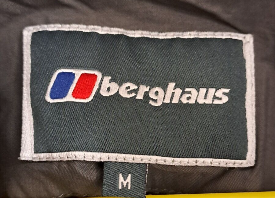 Genuine Berghaus Gore Tex Jacket Mens Blue Hooded Waterproof Hiking Coat - M