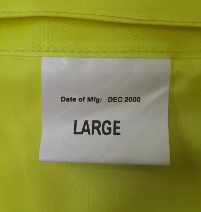 Ex Security High Visibility Hi Viz Body Armour Stab Vest Bouncer - Large