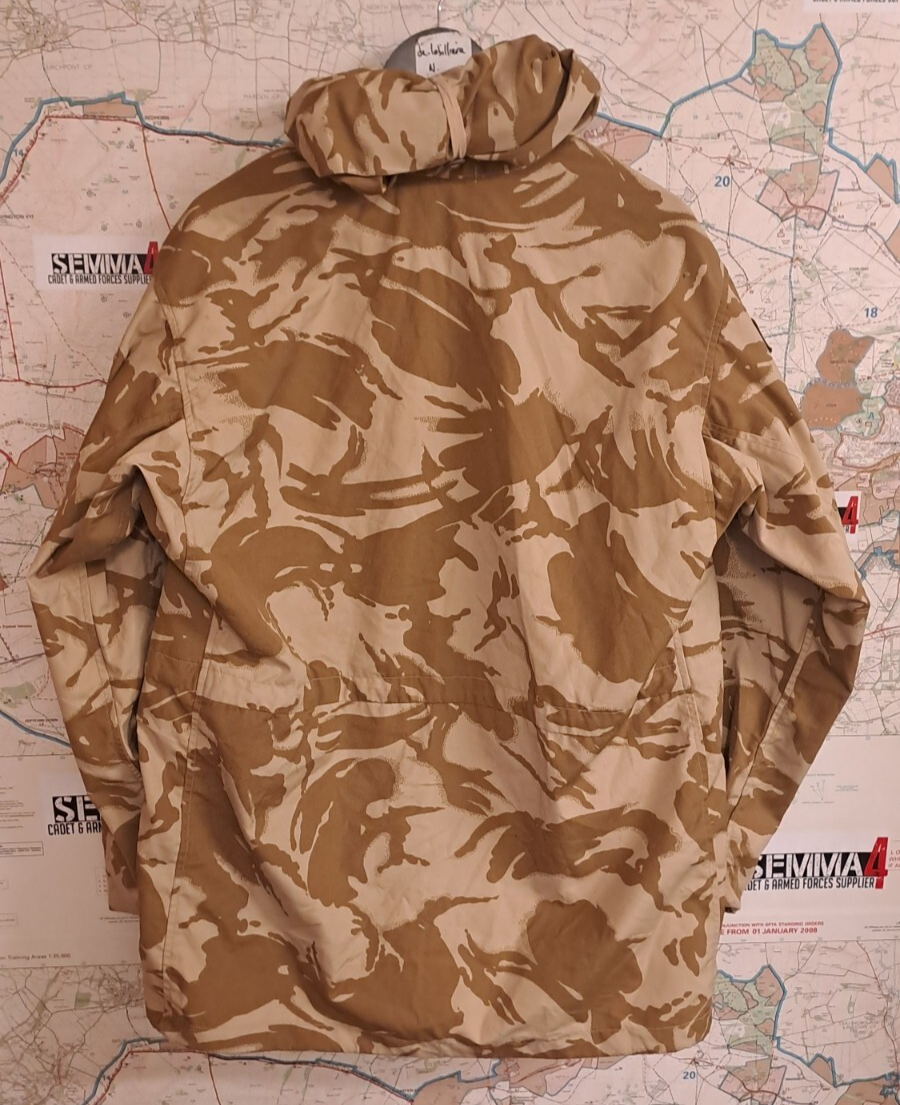 British Army Military Desert DPM Camo Combat Windproof Smock Jacket - 170/104